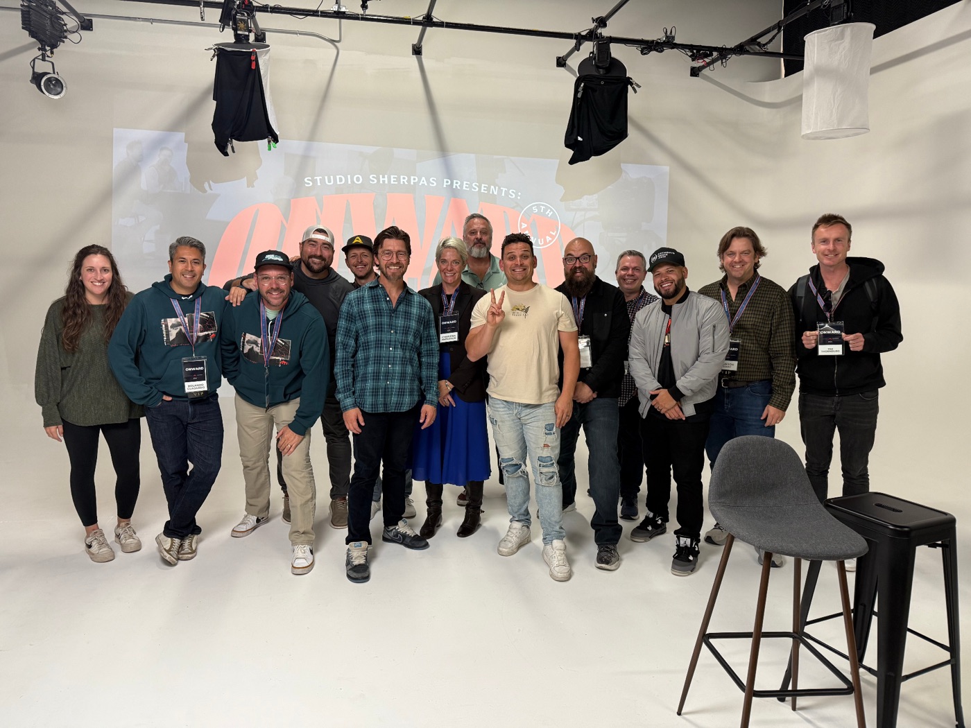 Studio Sherpas Onward event group photo